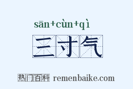 三寸气是什么意思的图片